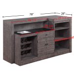 Spring Haven Dark Home Bar