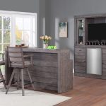 Spring Haven Dark Spectator Swivel Bar Stool