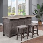 Spring Haven Two Tone Kitchen Island