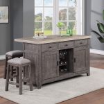 Spring Haven Two Tone Kitchen Island