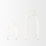 Springe White & Gray Speckled Arch Decorative Object (Set of 2)