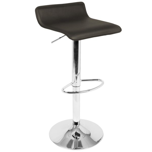 Spyra Ale Contemporary Light Up Acrylic Bar Set in Chrome 3 Piece 4