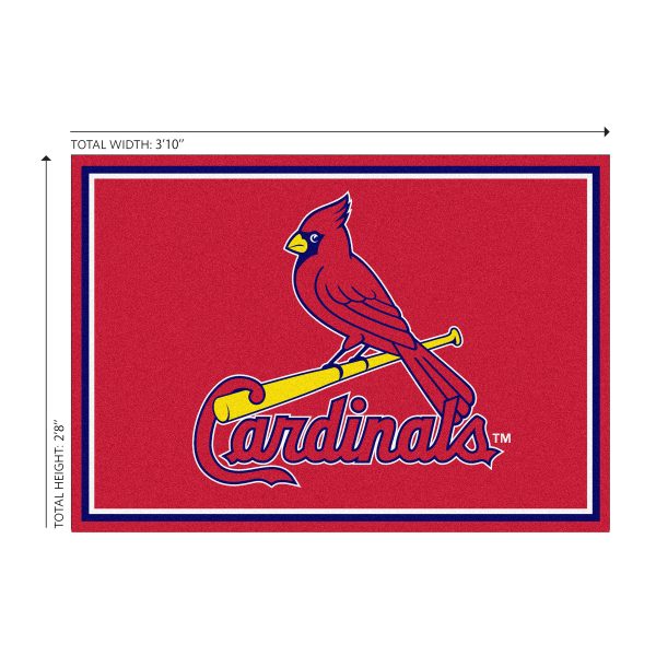 St Louis Cardinals 3x4 Spirit Rug USA Made 3