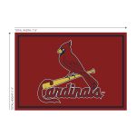 St Louis Cardinals 6x8 Spirit Rug Officially Licensed MLB 6 St Louis Cardinals 6x8 Spirit Rug Officially Licensed MLB