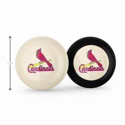St Louis Cardinals Logo Cue Ball and 8 Ball