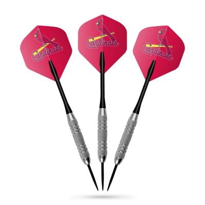 St Louis Cardinals Precision Nickel Dart Set with Team Flights