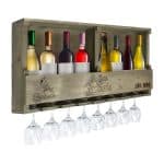 St Louis Cardinals Reclaimed Wood Bar Shelf Holds 8 Bottles