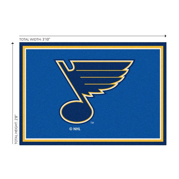 St. Louis Blues 3x4 Area Rug 1