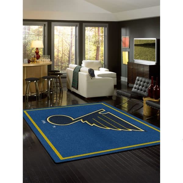 St. Louis Blues 8x11 Spirit Rug 2