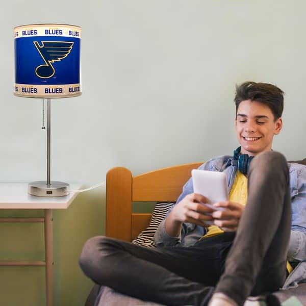 St. Louis Blues Chrome Lamp 2