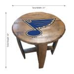 St. Louis Blues Oak Barrel Table 5 St. Louis Blues Oak Barrel Table