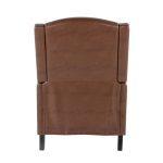 Stanley Brown Faux Leather Transitional Manual Recliner Black Wood 33 Stanley Brown Faux Leather Transitional Manual Recliner Black Wood