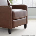 Stanley Brown Faux Leather Transitional Manual Recliner Black Wood 28 Stanley Brown Faux Leather Transitional Manual Recliner Black Wood