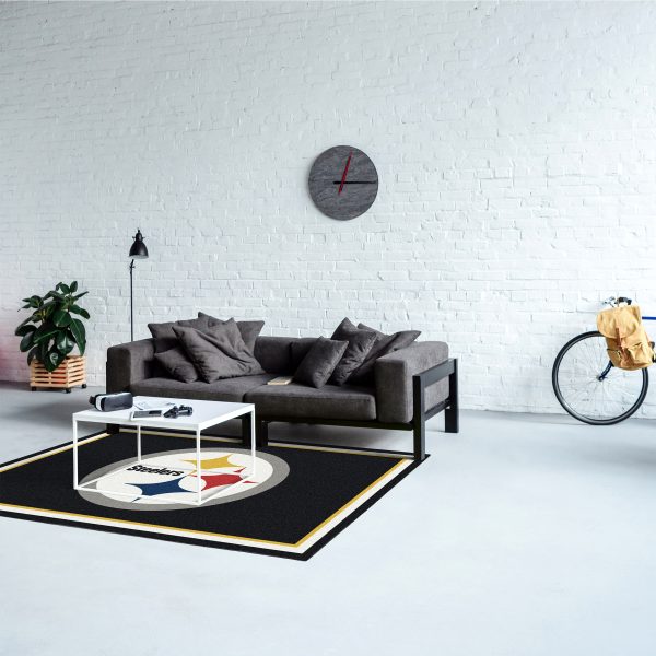 Steelers 4x6 Spirit Rug Officially Licensed NFL Area Rug 1