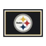 Steelers 4x6 Spirit Rug Officially Licensed NFL Area Rug