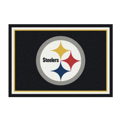 Steelers 4x6 Spirit Rug Officially Licensed NFL Area Rug