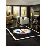 Steelers 8x11 Spirit Rug Officially Licensed NFL Area Rug 4 Steelers 8x11 Spirit Rug Officially Licensed NFL Area Rug