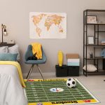 Steelers Homefield Football Field 4x6 Area Rug