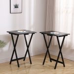 Steelers NFL Hardwood TV Tray Set with Stand