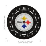 Steelers Paper Dartboard Set with Darts