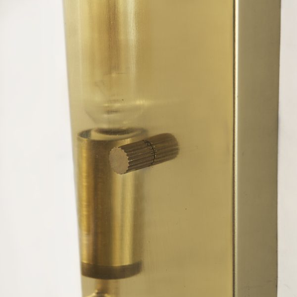Stein 5L x 6W Gold W White Marble Shade Wall Sconce 7