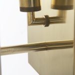 Stein 5L x 6W Gold W/ White Marble Shade Wall Sconce