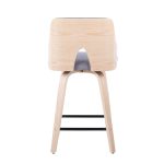Stella 24 Contemporary Light Grey Swivel Counter Stool (Set of 2) 18 Stella 24 Contemporary Light Grey Swivel Counter Stool (Set of 2)
