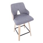 Stella 24 Contemporary Light Grey Swivel Counter Stool (Set of 2) 20 Stella 24 Contemporary Light Grey Swivel Counter Stool (Set of 2)