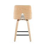 Stella 24 Cream Fabric Contemporary Swivel Counter Stools (Set of 2) 18 Stella 24 Cream Fabric Contemporary Swivel Counter Stools (Set of 2)