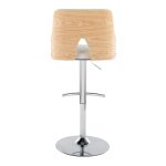 Stella Contemporary Cream Fabric Adjustable Swivel Barstools (Set of 2) 16 Stella Contemporary Cream Fabric Adjustable Swivel Barstools (Set of 2)