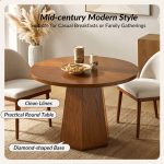 Stuart Acorn Round Mid-Century Modern Dining Table