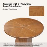Stuart Acorn Round Mid-Century Modern Dining Table
