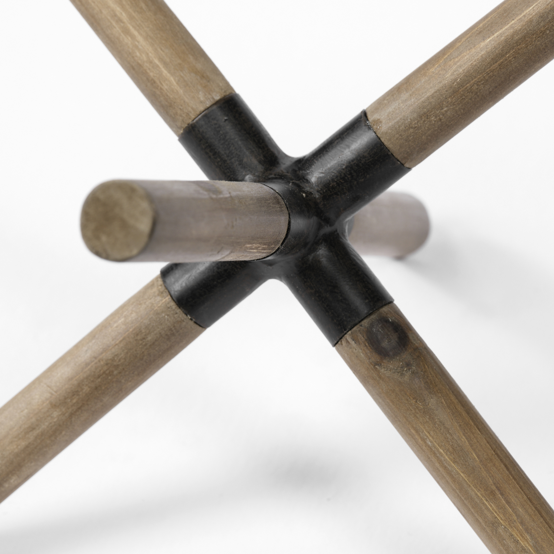 Stuhrling II (Large) 9L x 9W Brown Wood W/ Black Metal Jack 7 Stuhrling II (Large) 9L x 9W Brown Wood W/ Black Metal Jack - Image 7