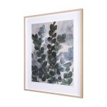 Summer Foliage I by Mercana Studio a Hand Embelished Textured Framed Art Print Matted under Glass