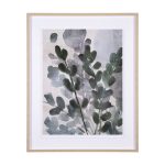 Summer Foliage II by Mercana Studio a Hand Embelished Textured Framed Art Print Matted under Glass