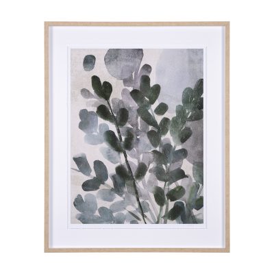Summer Foliage II by Mercana Studio a Hand Embelished Textured Framed Art Print Matted under Glass