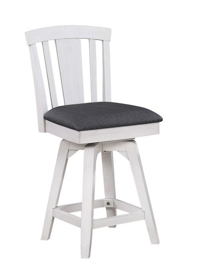 Summer Winds Fan Back 24-Inch Swivel Counter Stool