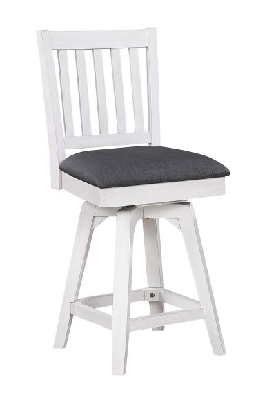 Summer Winds Mission Back 24-Inch Swivel Counter Stool