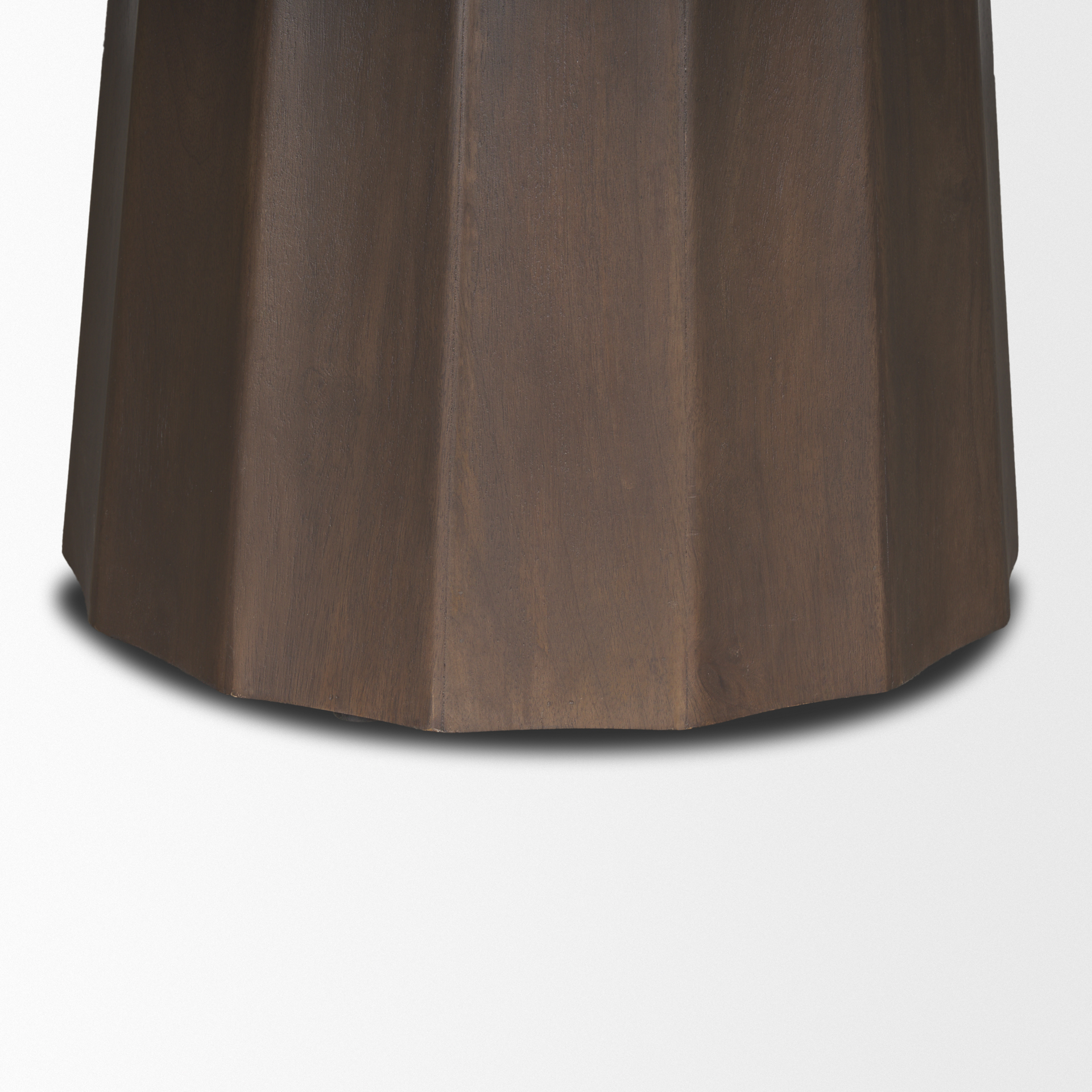Swanson 60" Dark Brown Wood Round Pedestal Dining Table 11 Swanson 60" Dark Brown Wood Round Pedestal Dining Table - Image 11