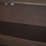 Swanson Dark Brown Wooden Scalloped Sideboard