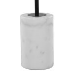 Symbol Contemporary Black Metal and Marble Floor Lamp 26 Symbol Contemporary Black Metal and Marble Floor Lamp