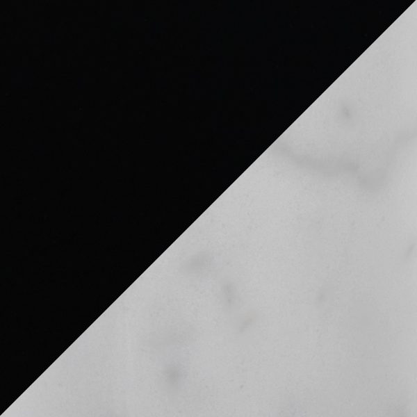 Symbol Contemporary Black Metal and Marble Floor Lamp 13
