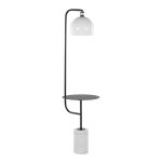 Symbol Contemporary Black Metal and Marble Floor Lamp 17 Symbol Contemporary Black Metal and Marble Floor Lamp