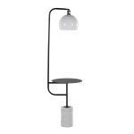 Symbol Contemporary Black Metal and Marble Floor Lamp 19 Symbol Contemporary Black Metal and Marble Floor Lamp