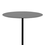 Symbol Contemporary Concrete and Black Steel Side Table 25 Symbol Contemporary Concrete and Black Steel Side Table