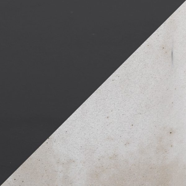 Symbol Contemporary Concrete and Black Steel Side Table 12