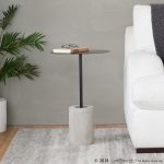 Symbol Contemporary Concrete and Black Steel Side Table 17 Symbol Contemporary Concrete and Black Steel Side Table