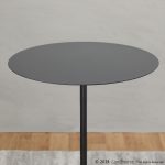 Symbol Contemporary Concrete and Black Steel Side Table 20 Symbol Contemporary Concrete and Black Steel Side Table