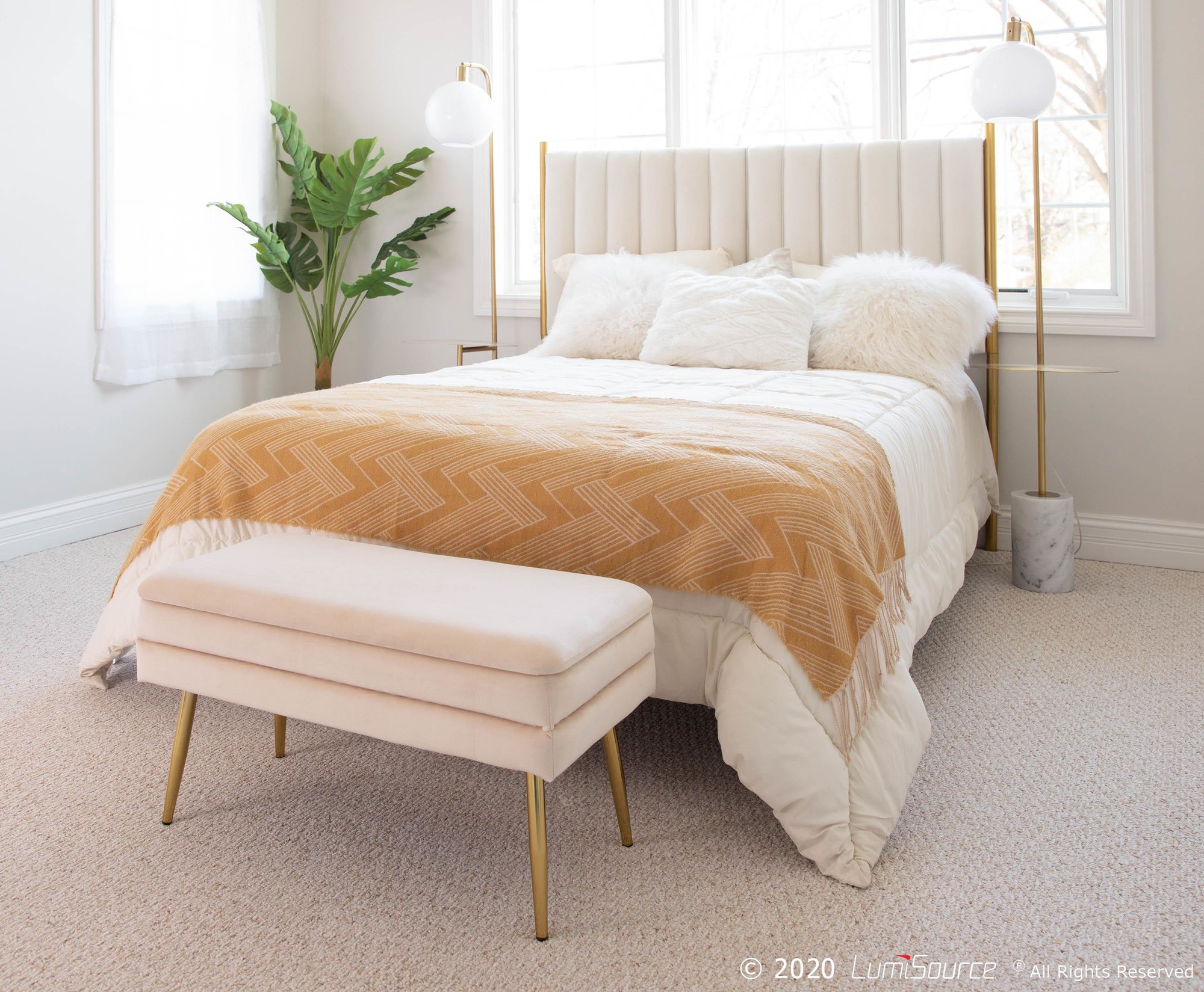 Symbol Contemporary Gold Metal and Marble Floor Lamp Table 1 Symbol Contemporary Gold Metal and Marble Floor Lamp Table