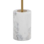 Symbol Contemporary Gold Metal and White Marble Side Table 21 Symbol Contemporary Gold Metal and White Marble Side Table